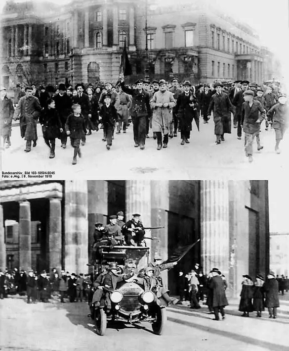 Ноябрьская революция 1918 г в Германии Сцены братания русских и германских - фото 84