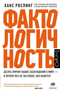 Ула Рослинг Фактологичность. Десять причин наших заблуждений о мире – и почему все не так плохо, как кажется обложка книги